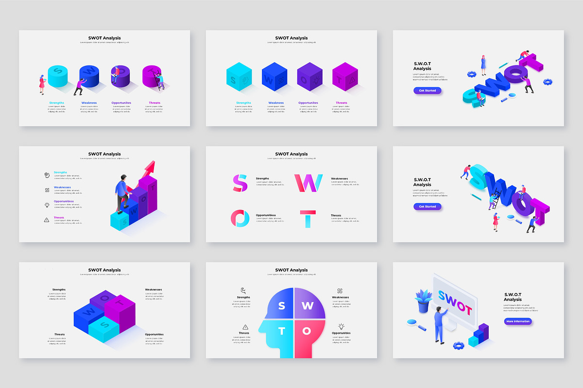 SWOT PowerPoint Presentation, a Presentation Template by Abert (Photo 8 of 9)