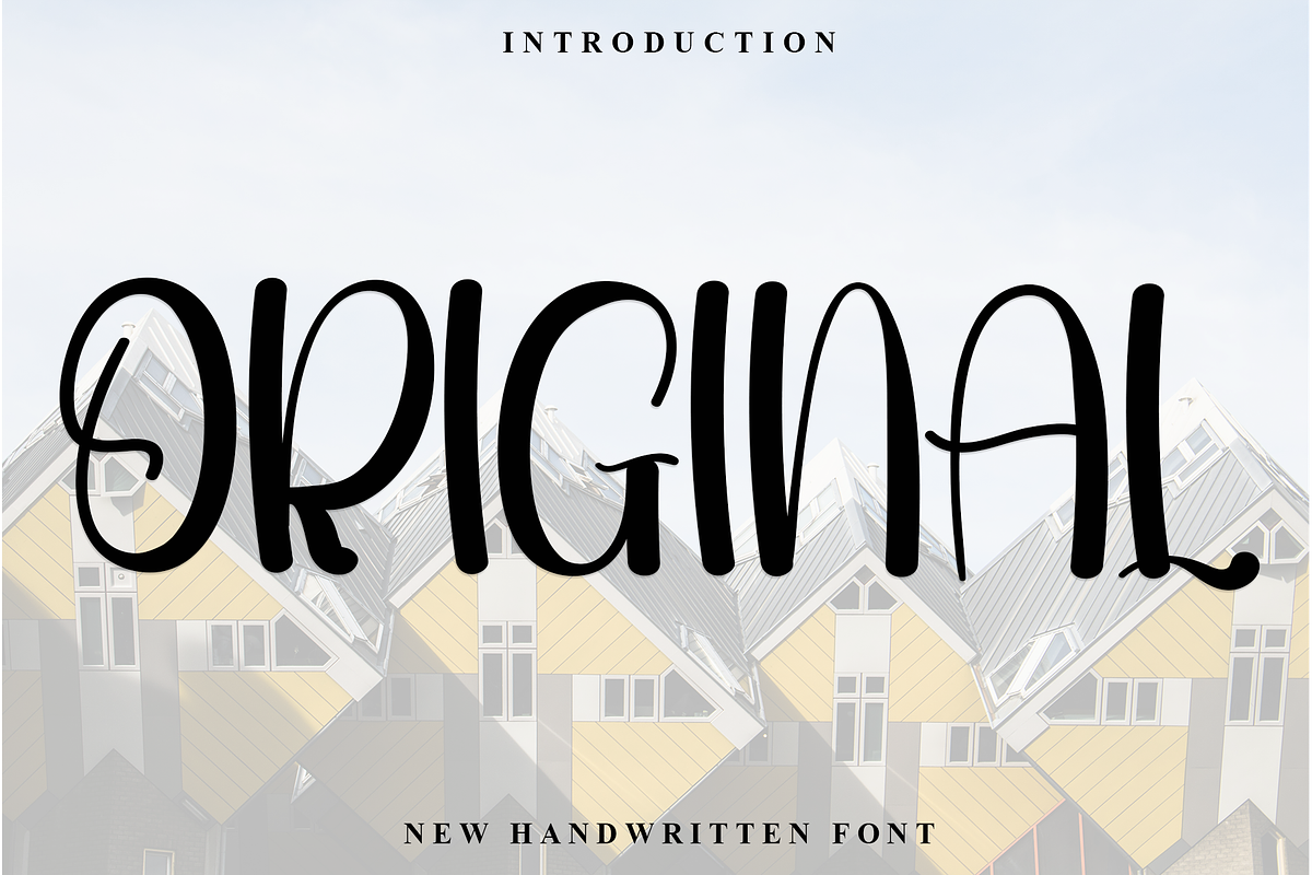 Original, a Handwritten Font by InermediaSTUDIO (Photo 1 of 8)