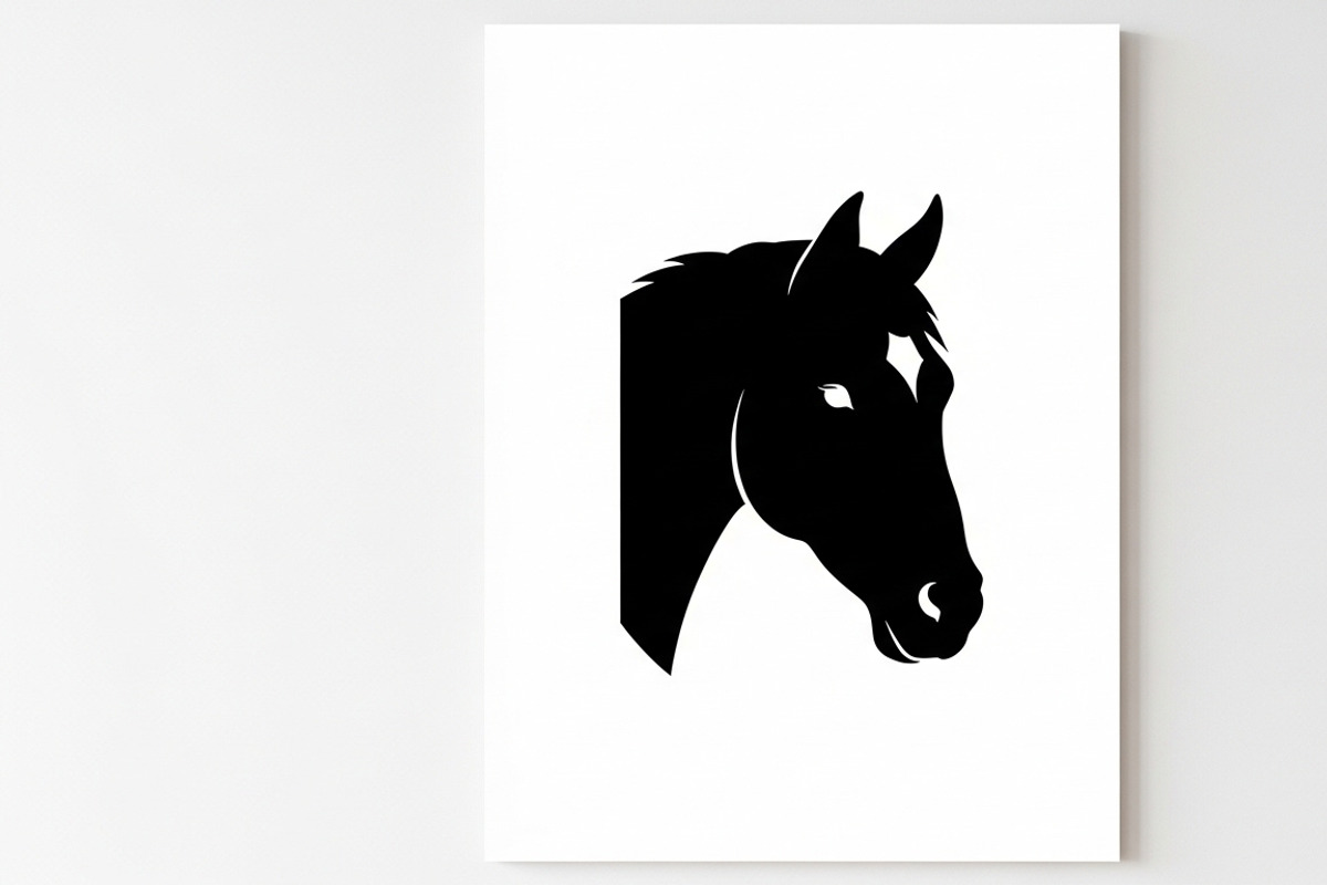 Elegant horse head wall decor design, an Illustration by Amazin_art (Photo 25 of 25)