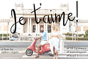 Je T'aime - A Brush Script Font, a Script Font by amberrogals (Thumbnail 1 of 9)