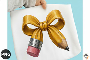 Preppy Rustic Back to School Pencil, a Seasonal Illustration by designcity5
