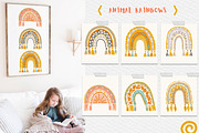 Safari Baby Abstract Rainbows, an Animal Illustration by Cat In Colour (Thumbnail 6 of 9)