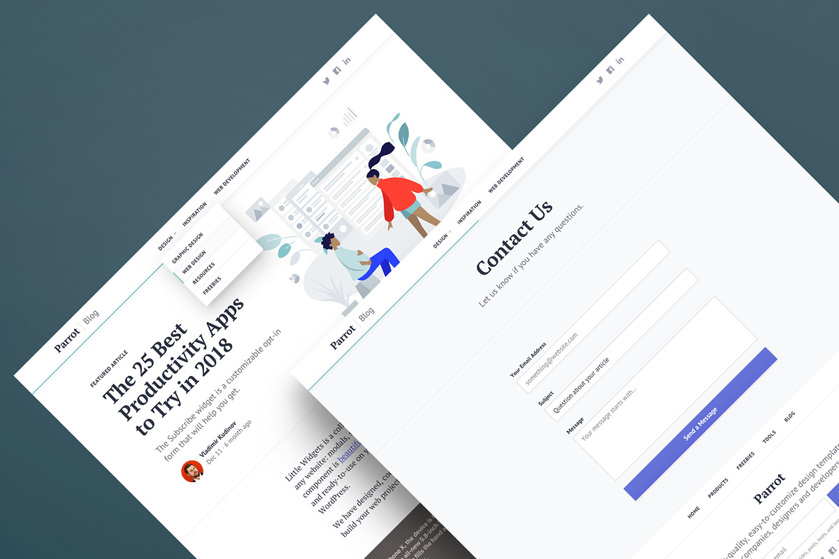 Parrot: Bootstrap Blog Template, a Bootstrap Template by Nice, Very Nice (Photo 5 of 6)