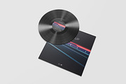 Vinyl Record Mockup 3, a Packaging Mockup by KIPET (Thumbnail 13 of 15)