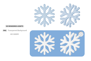 Snowflakes Transparent Background