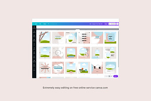 Instagram Templates Canva & PS