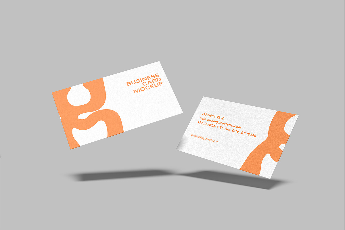 Business Card Mockup, a Business Card Template by lamorastudio (Photo 2 of 11)