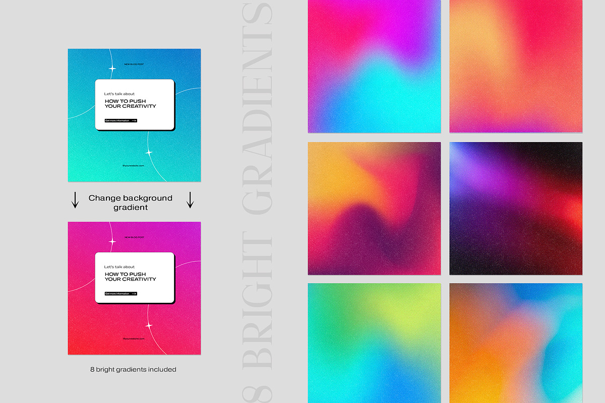 Instagram Creator Kit - PS & Canva, a Social Media Template by Imagination Area (Photo 4 of 10)