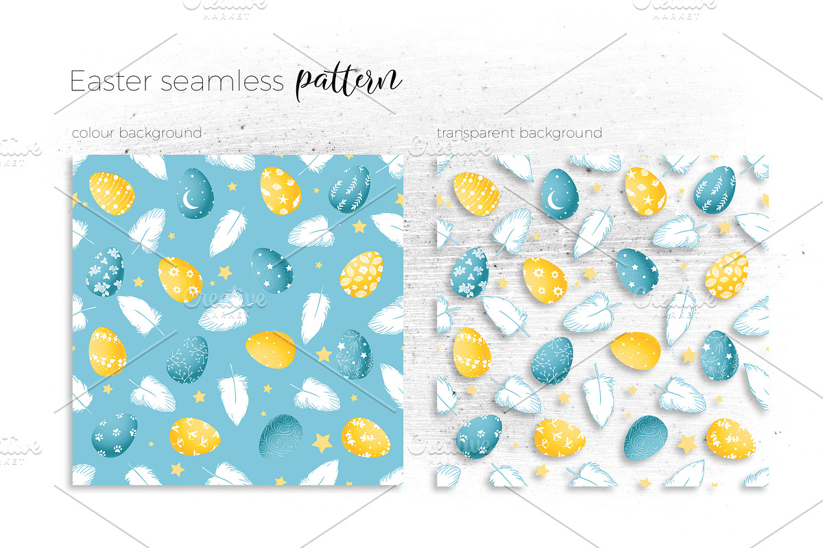 Easter in yellow & blue, a Graphic by NKTN graphics (Photo 6 of 7)