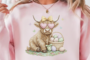 Highland Cow Floral Patchwork PNG, a Graphic by Vector Portal (Thumbnail 2 of 8)