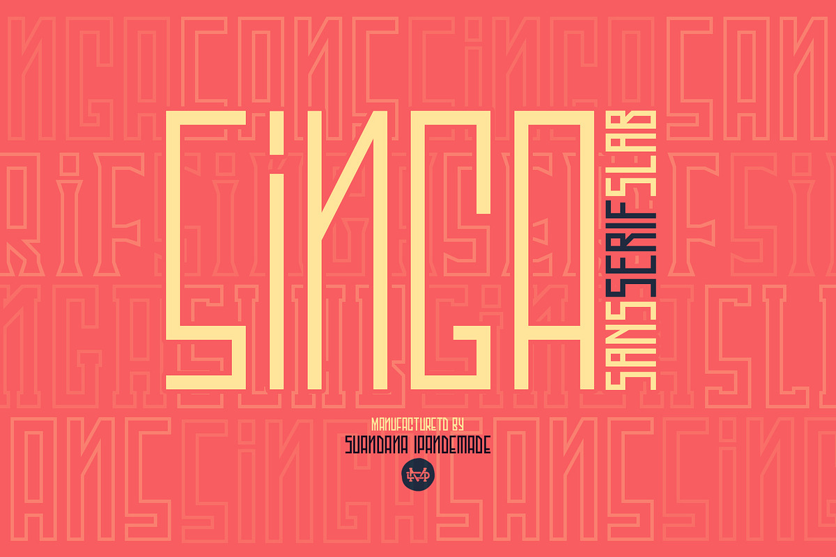Singa - Family Font, a Blackletter Font by madeDeduk (Photo 1 of 12)
