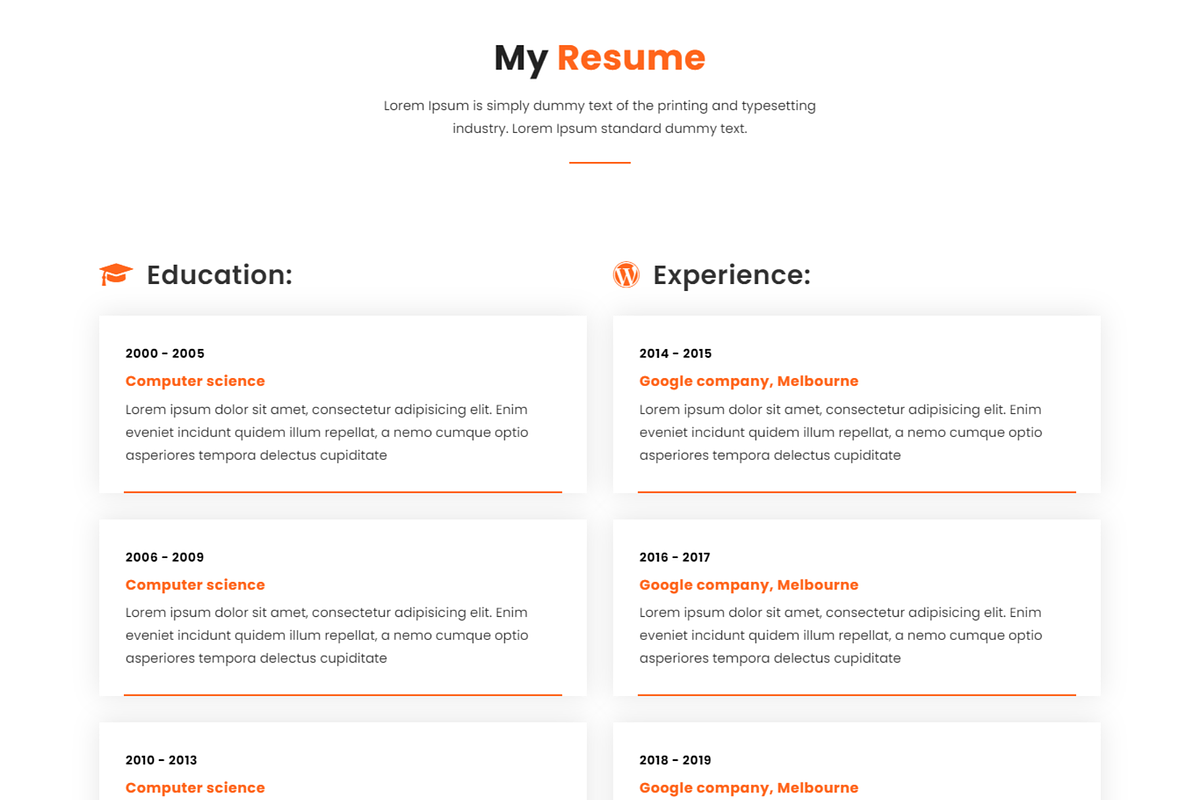 Forhad - Creative Portfolio HTML, a Bootstrap Template by Themeplaza (Photo 4 of 7)