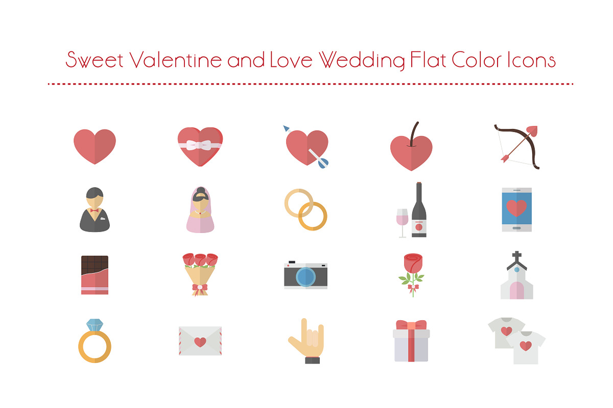 Sweet Valentine and Wedding Icon, an Outline Icon by Karawan (Photo 2 of 2)
