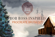 Bob Ross Inspired Procreate Brushes, a Brush Add-On by CC CREATIVE CO (Thumbnail 1 of 14)