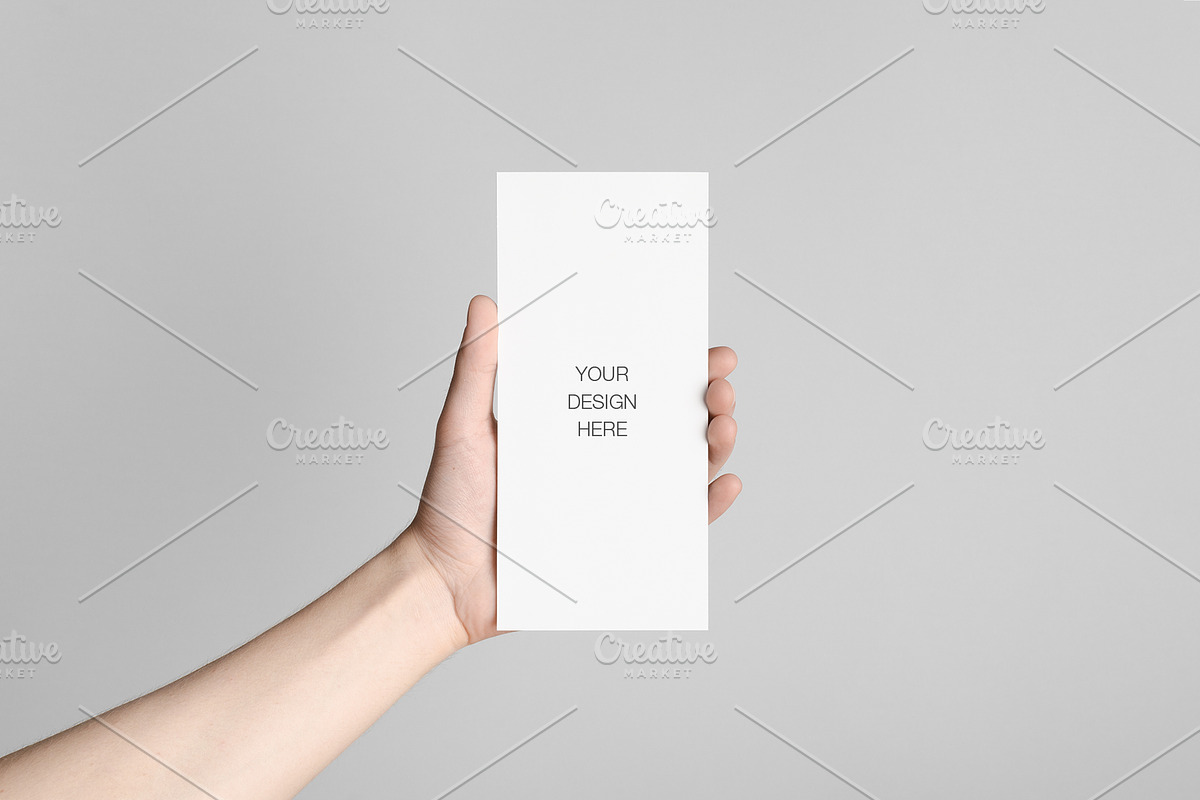 DL Flyer Mockup, a Mockup by Shablon (Photo 1 of 3)