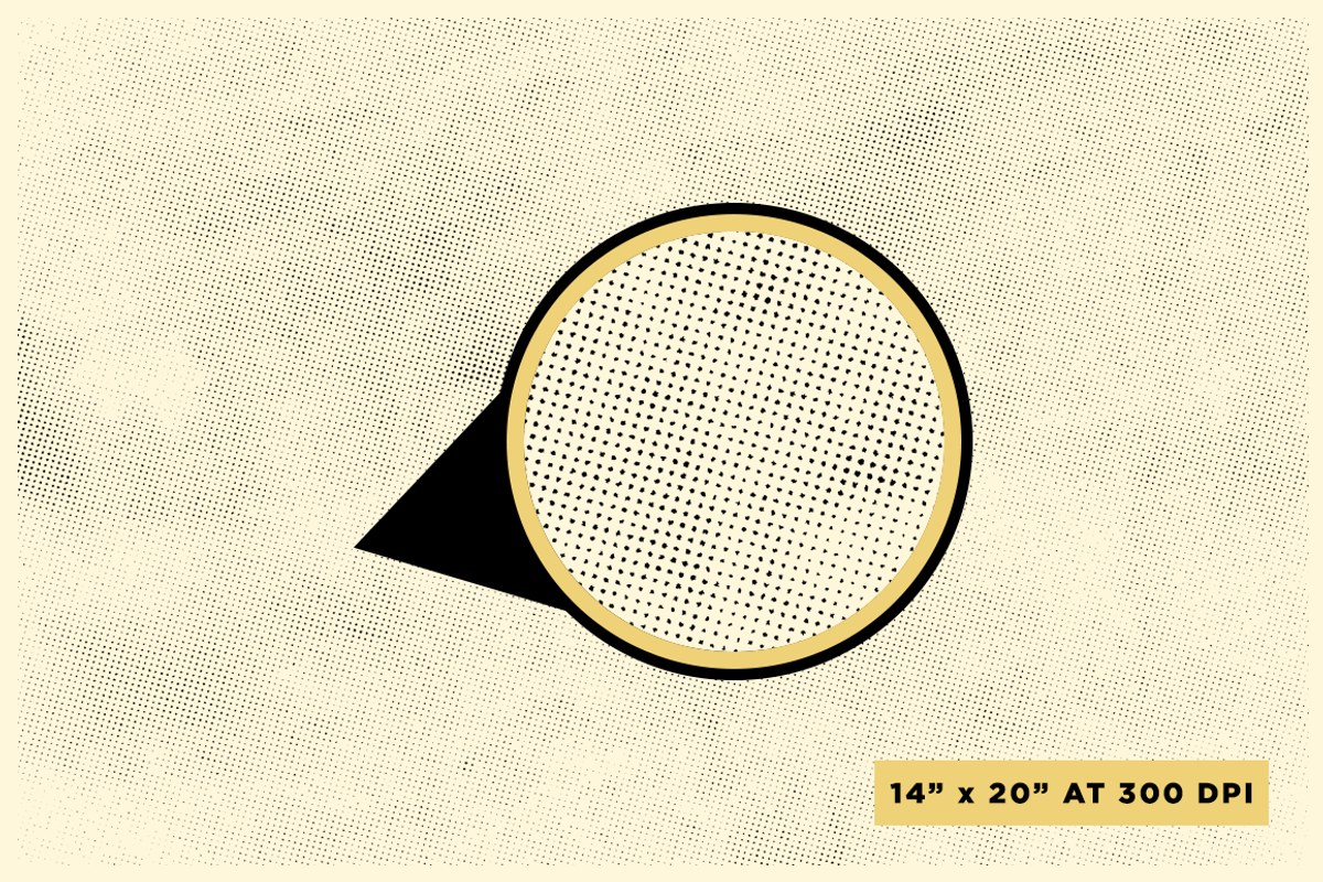 10 Vintage Grunge Halftone Textures, a Texture Graphic by Clint English (Photo 4 of 4)