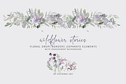 Watercolor Wildflower Clipart Set, an Illustration by Patishop Art (Thumbnail 8 of 23)