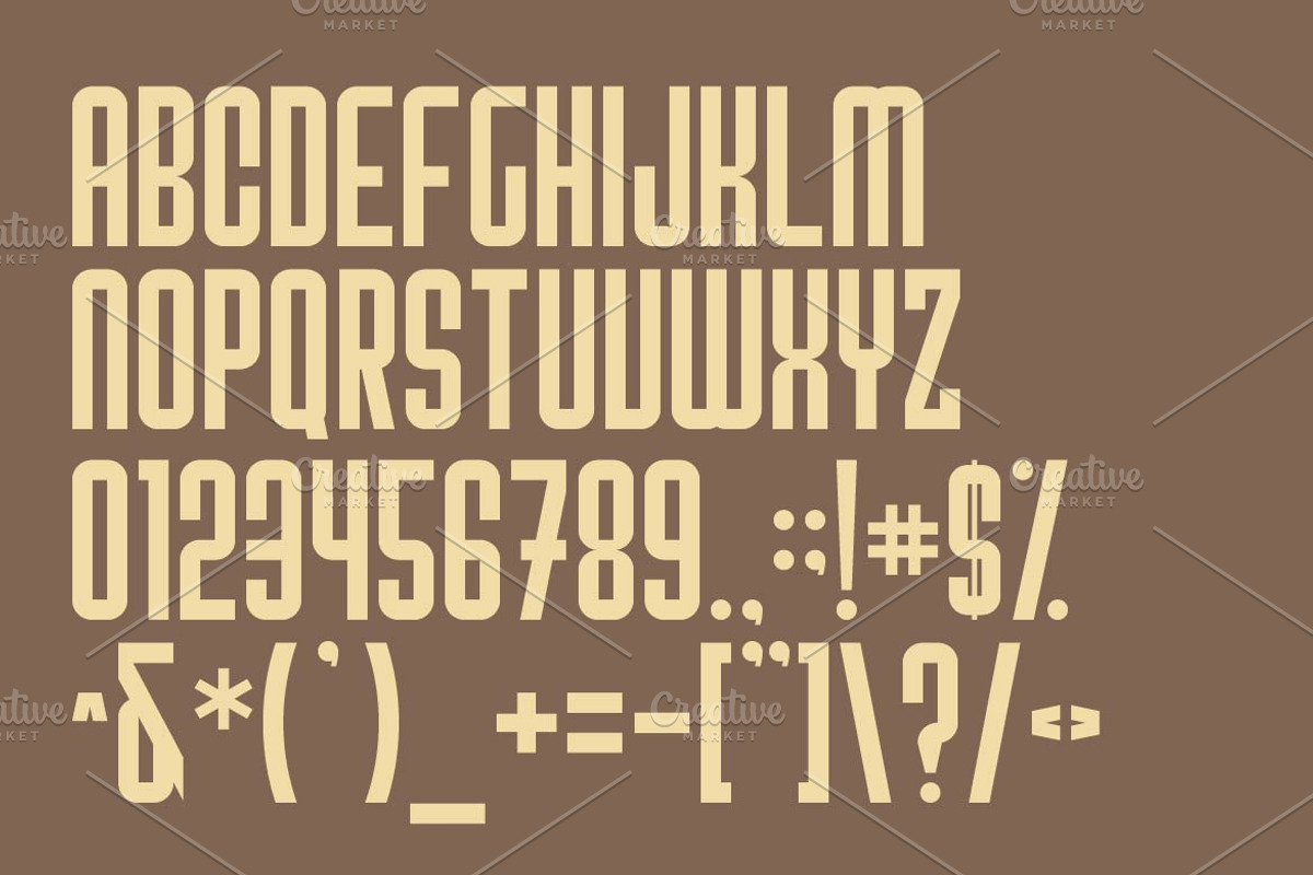 Mauritania Condensed Sans Serif, a Sans Serif Font by Artiveko (Photo 2 of 5)
