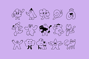 Pets and mascots, vector elements, a Graphic by venimo (Thumbnail 9 of 13)