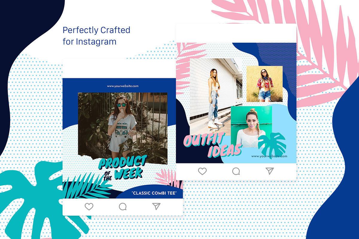 Instagram Bundle - Summertime, a Social Media Template by muhisya (Photo 4 of 7)