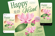 Vesak Day Flyer Set, a Flyer Template by Annora Studio (Thumbnail 2 of 6)