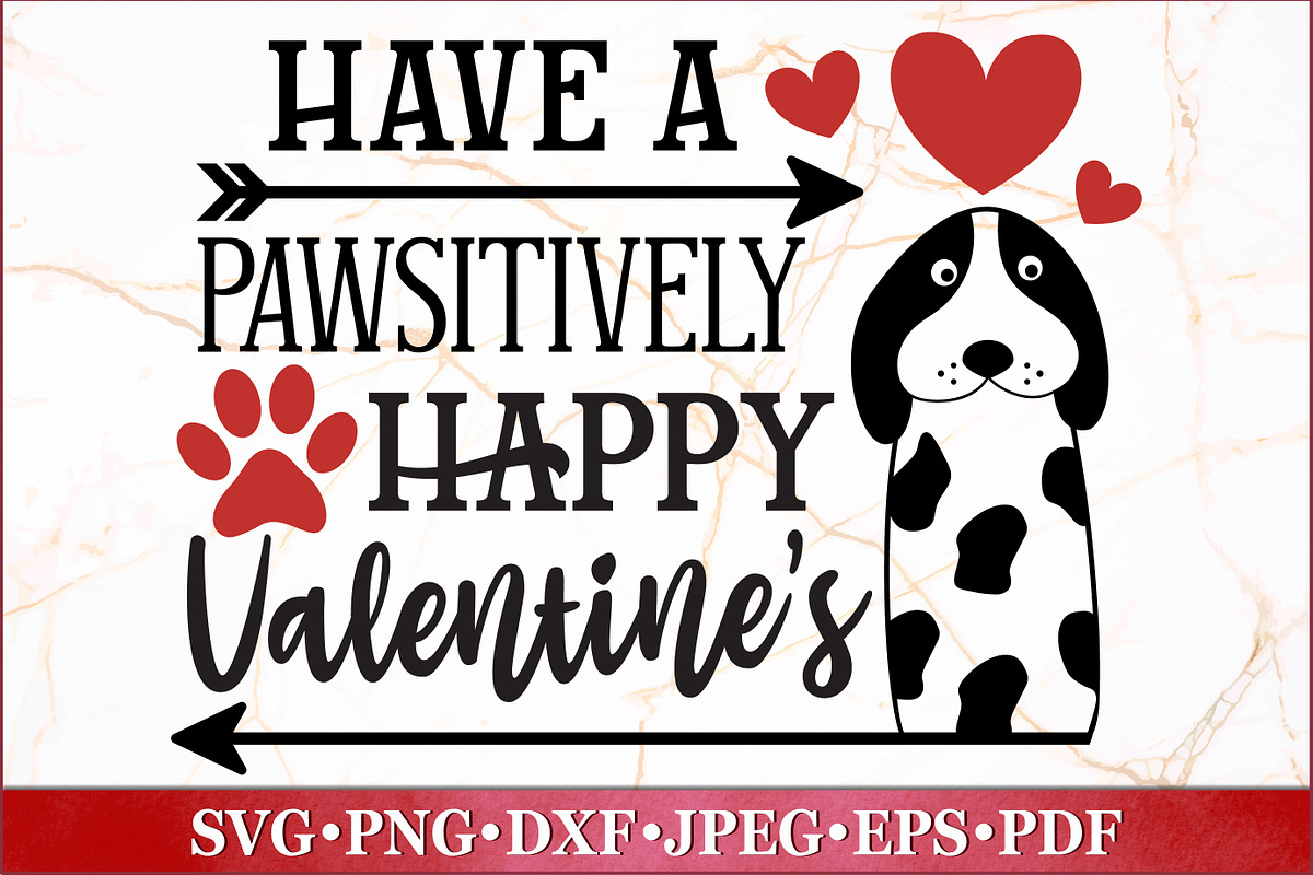 Valentine Dog Bundle SVG, a Seasonal Illustration by RossiGalleria (Photo 2 of 16)