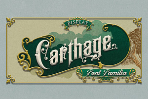 Carthage Font Family