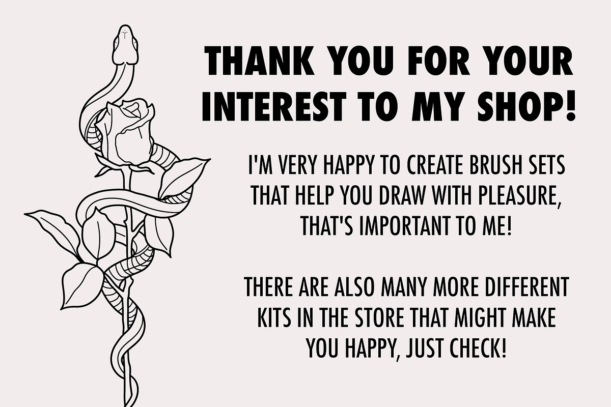 30 Procreate Snake Stamps, a Brush Add-On by Nuclear Brushes (Photo 10 of 10)