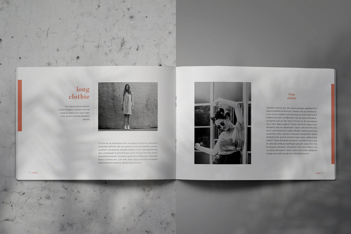 CLOTHIE Lookbook Brochure Template, a Brochure Template by Indotitas (Photo 4 of 9)