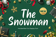 Snowman - Handwritten Fun Font, a Font by Fype Co. (Thumbnail 1 of 5)
