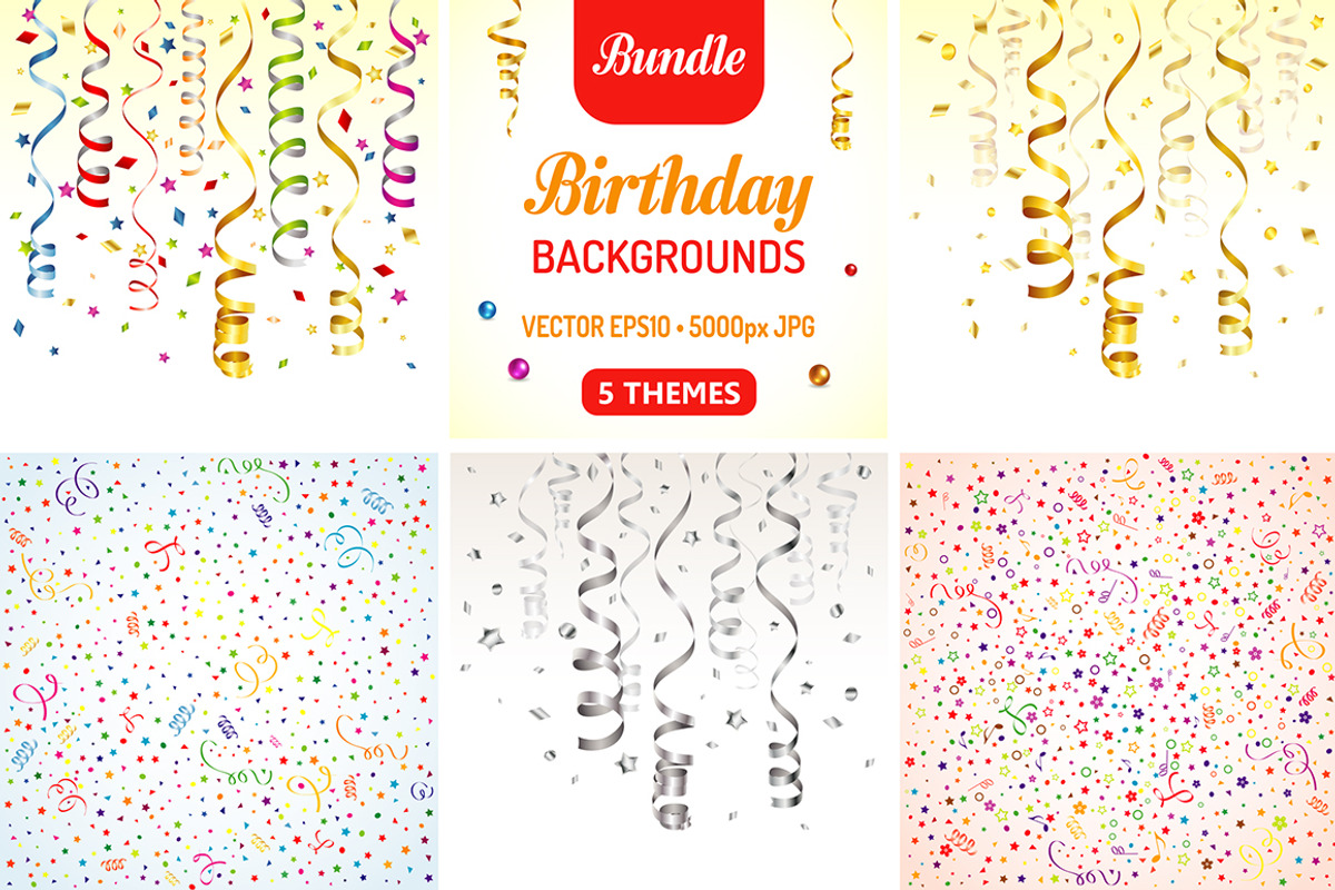 Birthday backgrounds, a Pattern Graphic by TAlex (Photo 1 of 6)