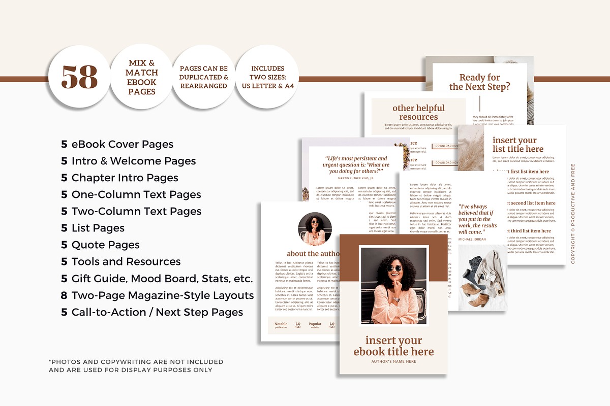 Canva E-book Template | 80+ Pages, a Magazine Template by ProductiveandFree (Photo 2 of 23)
