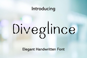 Diveglince Modern Handwritten Font