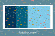 Fishing Adventure Surface Pattern, an Illustration by Johanna V. Creative (Thumbnail 1 of 4)
