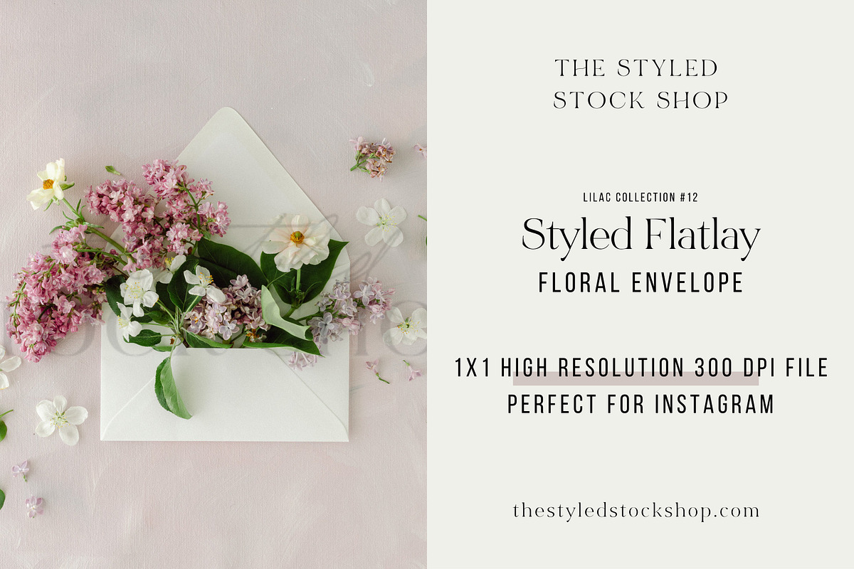 Lilac Collection Flatlay #12, a Product Mockup by The Styled Stock Shop