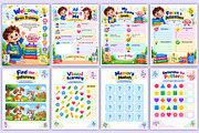 Children’s Brain Training Book | Kdp, a Stationery Template by Mustafiz (Thumbnail 2 of 4)