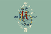 Go Where You LIke, a Sport Illustration by hand draw (Thumbnail 1 of 3)