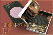Cobalt 27 Modernist Text Font, a Sans Serif Font by Lee Iley (Thumbnail 1 of 6)