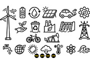 Eco Energy Icon Set SVG, an Illustration by designvectx (Thumbnail 3 of 3)