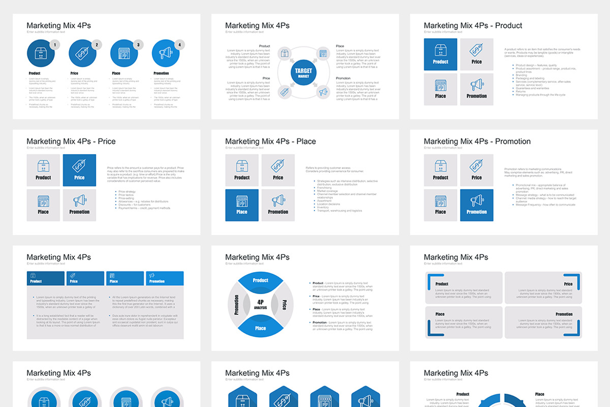Marketing Mix PPT Template, a Marketing Template by HiSlide.io (Photo 4 of 5)