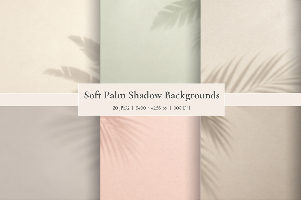 Soft Palm Shadow Backgrounds, a Background Graphic by MarisoArt (Photo 1 of 4)