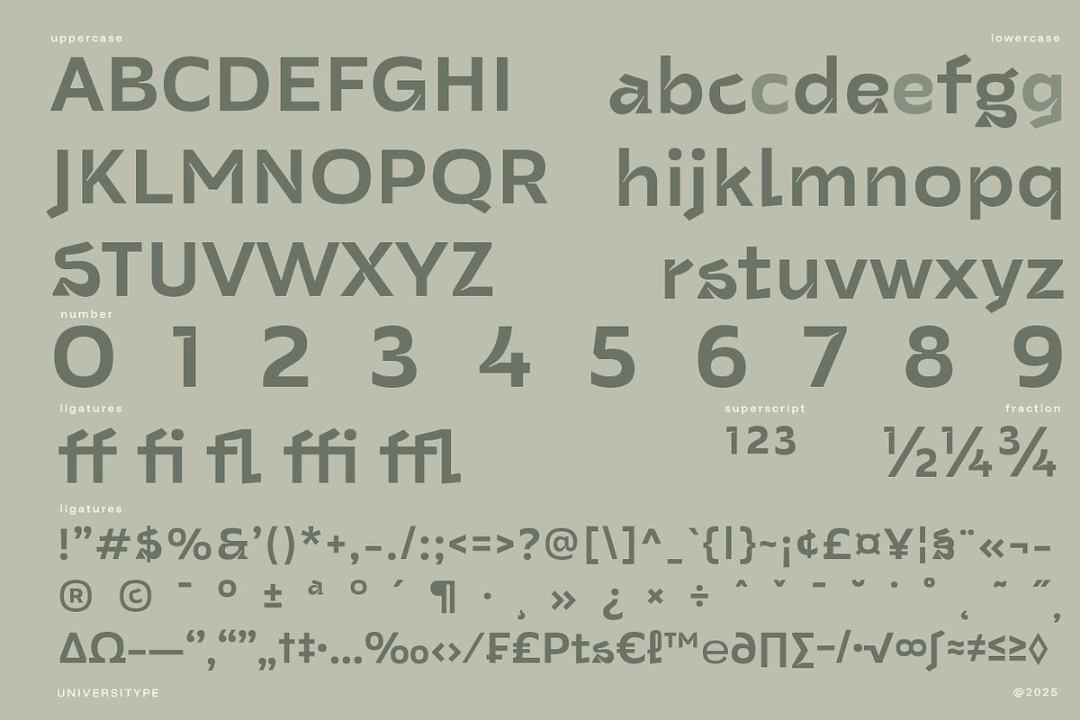 UT Aroge - An Inktrap Display Sans, a Sans Serif Font by Universitype (Photo 4 of 10)