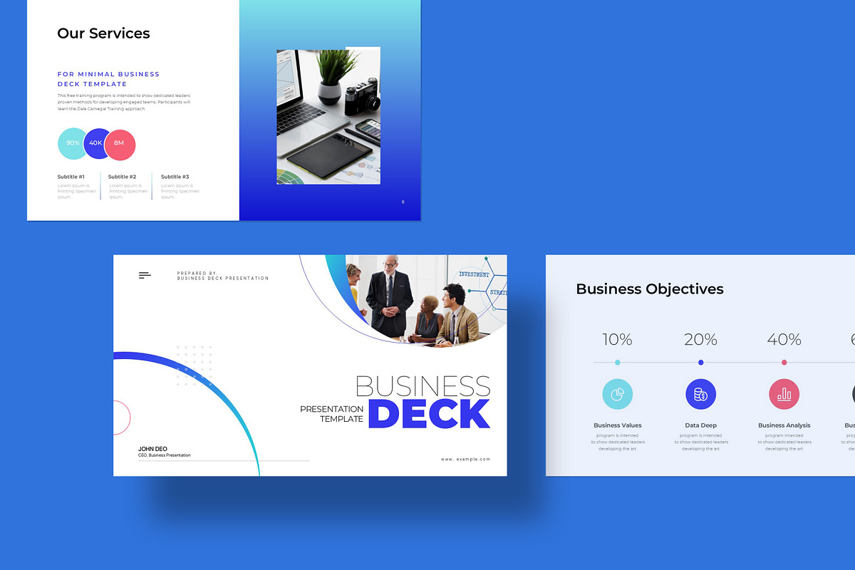 Business Deck Presentation Template preview 5