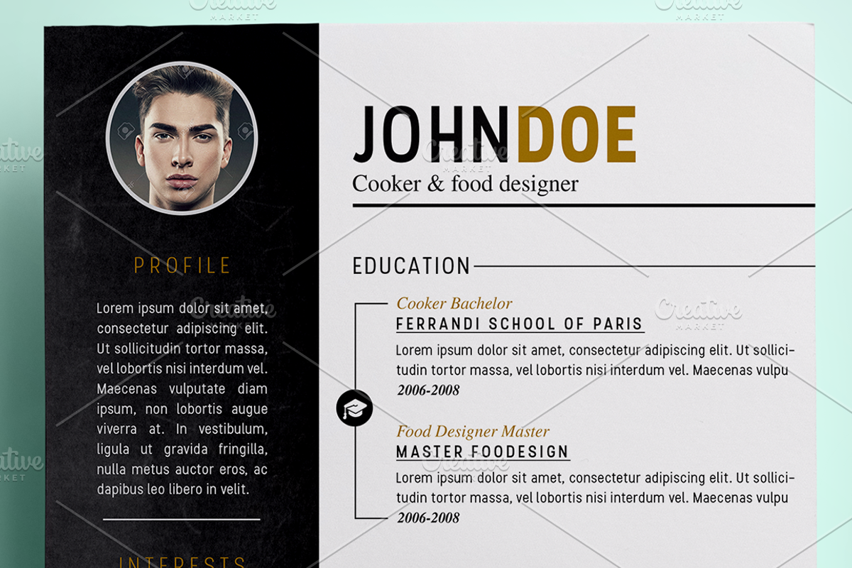 Beautiful Resume & Cover Template, a Resume Template by Studio 19 (Photo 5 of 5)