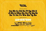 Monday Tuesday - Retro Type, a Slab Serif Font by ikiiko (Thumbnail 5 of 6)