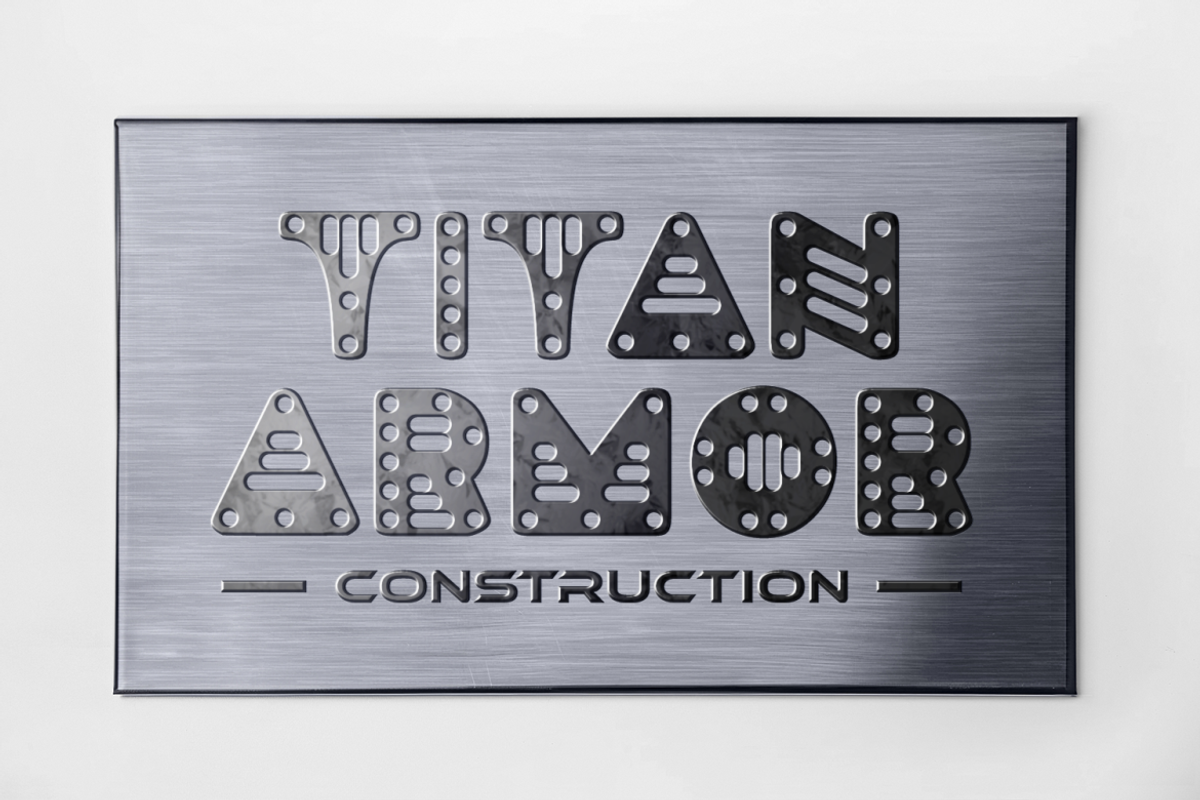 Steel Plate - Display Font, a Font by PutraCetol Studio (Photo 2 of 5)