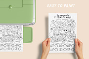 Garden coloring games and activities, an Education Illustration by Lexi Claus (Thumbnail 12 of 16)