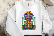 Mardi Gras Sublimation Design, an Illustration by Black Bird Studio (Thumbnail 2 of 3)