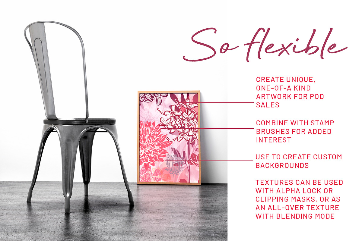 Floral Procreate Stamp Brushes 9, a Brushes & More by DeloresArt (Photo 5 of 8)