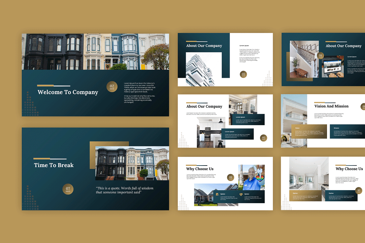Real Estate Powerpoint Template preview 3